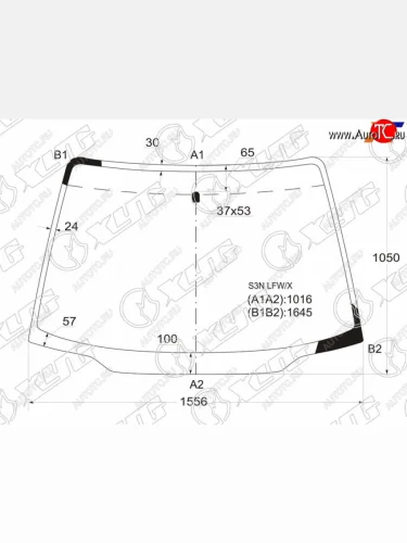 Стекло лобовое Honda Odyssey 98-04 XYG S3N LFW/X