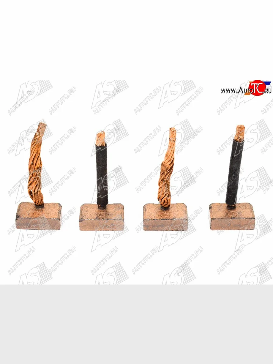 Щетка генераторастартера 4 шт. TOYOTA CROWN LS120 83-87DYNA 100 84-95HI-ACE IV 2.4TD 95-01 2L AS-PL SB6003  В Кинешме Ивановской области