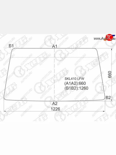 Стекло лобовое Chevrolet Damas 11-  Daewoo Damas 91-05  Suzuki Carry Van 91-98 XYG SKL410 LFW