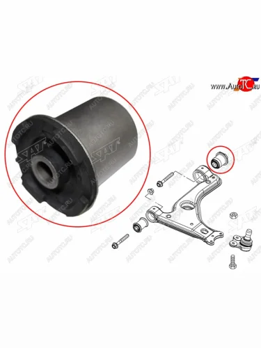Сайлентблок Opel Astra 98-13  Zafira 99-14  Astra Family 11-14  Astra GTC 04-15  Subaru Traviq 0 SAT ST-0352324