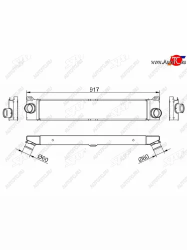 Интеркулер CITROEN JUMPER 06FIAT DUCATO 06-PEUGEOT BOXER 06- SAT ST-0384K1