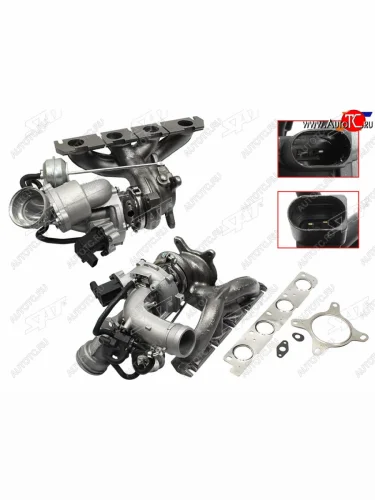 Турбина Audi A3 04-13  Q3 11-19  Skoda Octavia 04-13  Volkswagen Golf 03-16  Jetta 05-14  Passa SAT ST-06J 145 713 K