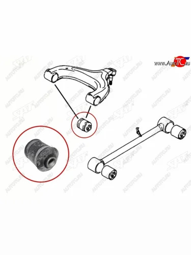 Сайлентблок Suzuki Escudo 88-97  Vitara 88-99 SAT ST-09319-12045