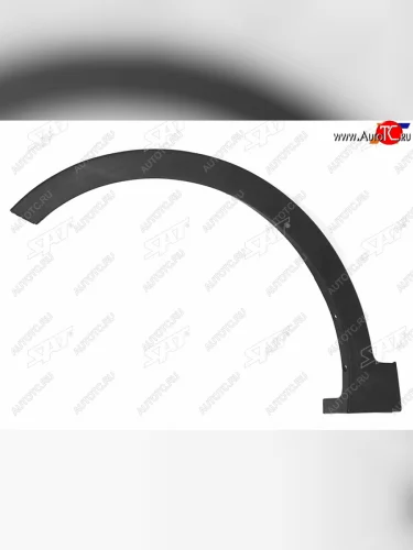 Левый передний молдинг арки крыла SAT (черный) Hyundai Santa Fe DM дорестайлинг (2012-2016)