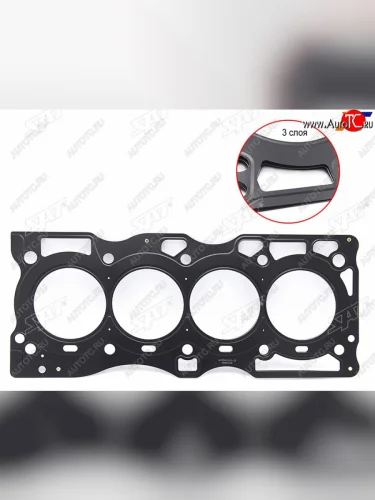 Прокладка ГБЦ NISSAN AVENIRBASSARAMURANOPRESAGEPRIMERATEANAX-TRAIL QR2025DE 01- (металл) SAT ST-11044-6N202-S