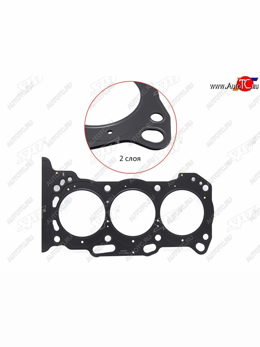 Прокладка ГБЦ TOYOTALEXUS 2GRFE2GRFSE2GRFXE 05- RH металл SAT ST-11115-31080-S  в Керчи Республика Крым