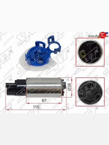 Топливный насос KIA OPTIMA 2.02.4 10-15HYUNDAI SONATA 10-14I40 11-15 SAT ST-112-0006