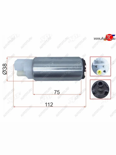 Топливный насос 3,5BAR, 90LH, NISSANINFINITISUBARU SAT ST-112-0003