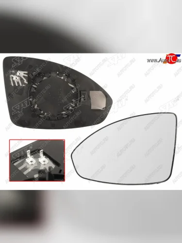 Левое полотно зеркала (с обогревом асферическое) SAT Chevrolet Cruze J308 универсал рестайлинг (2012-2015)