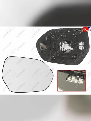 Правое полотно зеркала (обогрев сферическое) (Европа, РФ) SAT Toyota Camry XV70 дорестайлинг (2017-2021)