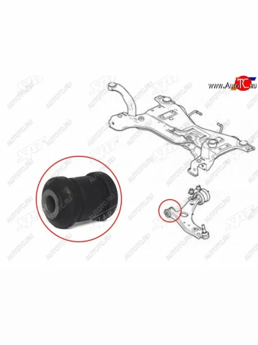 Сайлентблок Ford Focus 04-11  Kuga 08-13  Mazda 3 03-13  Kia Clarus 96-01  Mazda 3 MPS 06-13  3 SAT ST-1328381-BF