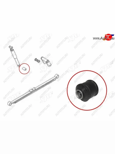 Сайлентблок Ford Transit 94-00 SAT ST-1517518