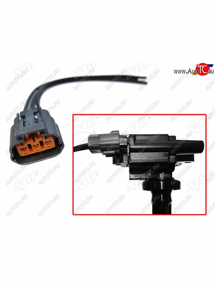 Разъем катушки зажигания NISSAN VQ23DEVQ25DEVQ35DEVQ40DEVG33E 02-J31Z50R50R51ME50E51U30M SAT ST-163-0008  в Керчи Республика Крым