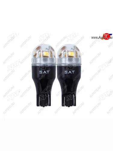 Лампа дополнительного освещения 12V W16W 1.4W150LM Canbus LED 6000-6500K, белая (Комплект 2 шт.) SAT ST-175-0058