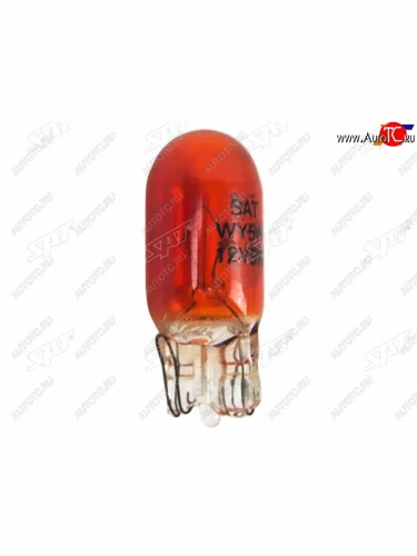 Лампа дополнительного освещения 12V 5W W5W Оранжевый цвет (без цоколя ) SAT ST-175-0055