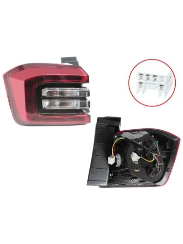 Фонарь задний Chery Tiggo 4 18-23  Tiggo 4 Pro 20- (Слева) SAT ST-18-CHTG4L