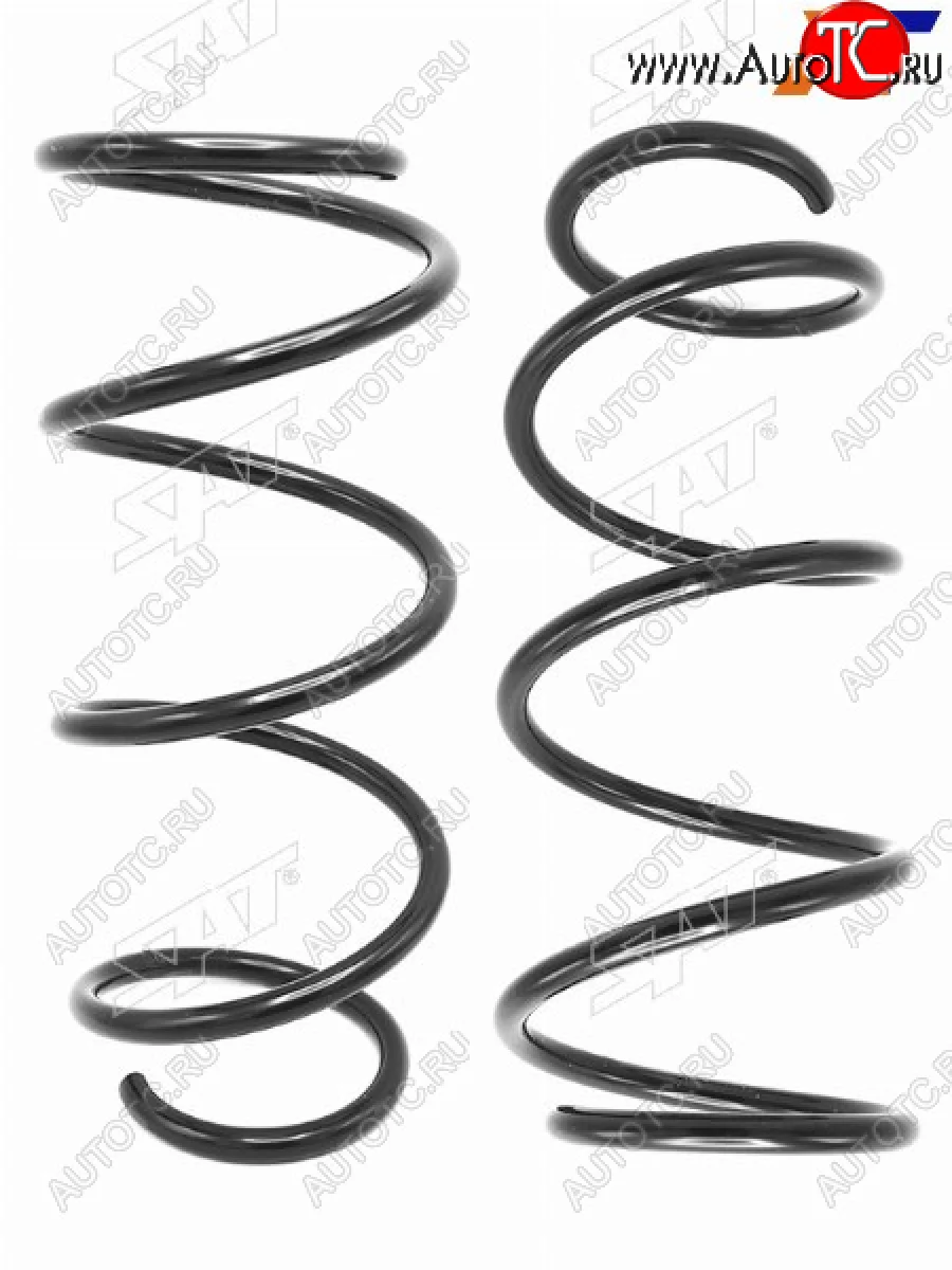 Комплект (2шт) пружин передние NISSAN MARCHMICRA K12 03-10 SAT ST-19153  в Самаре Самарской области