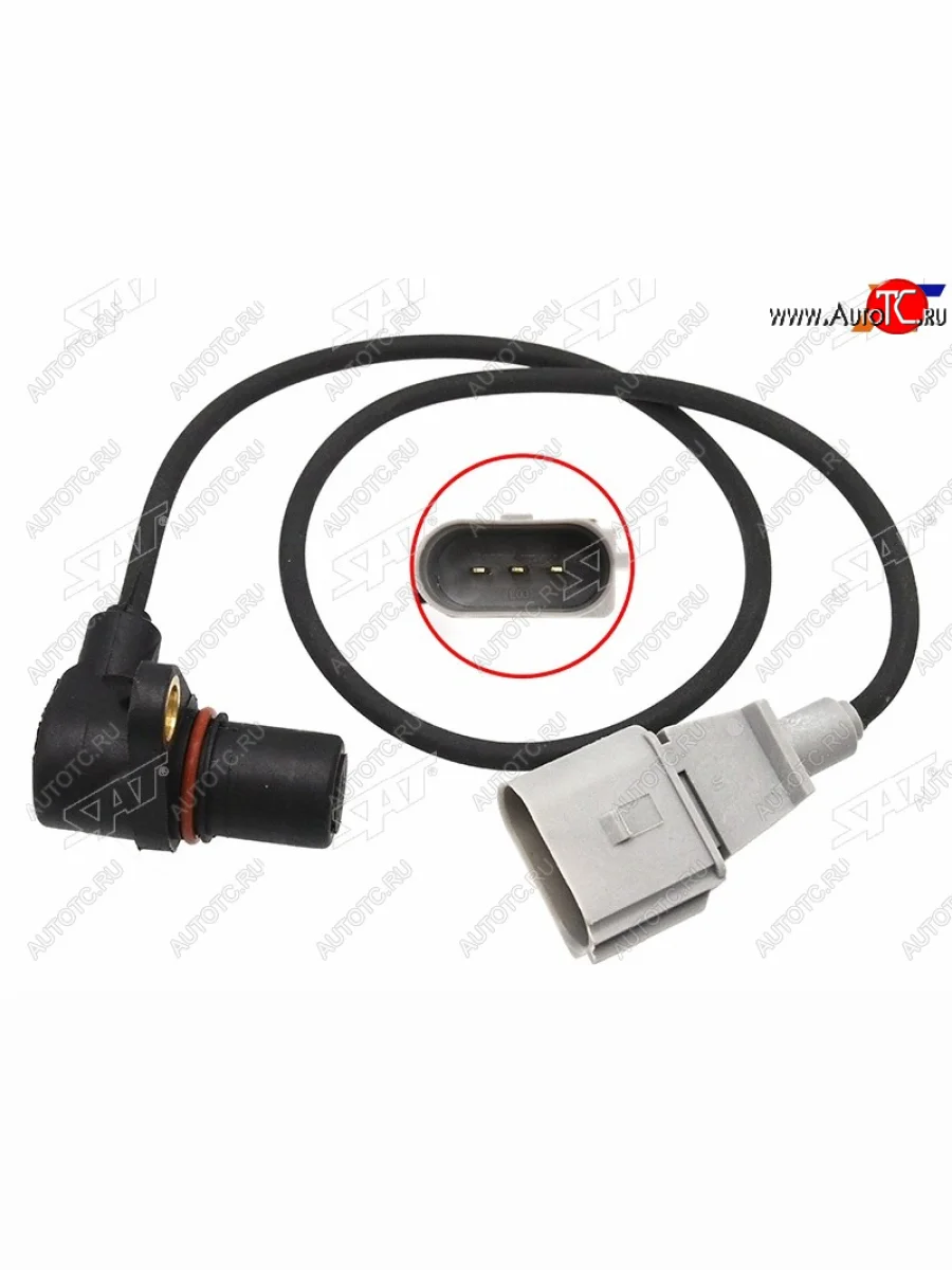 Датчик положения коленвала VW GOLF 98-07 PASSAT 98-05 SKODA OCTAVIA 97-11 SAT ST-193-0040  в Самаре Самарской области