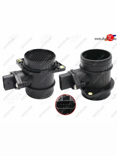 Расходомер воздуха VW GOLF 00-10 JETTA 99-09 TOUAREG 03-10 SAT ST-194-0046