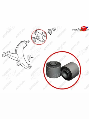 Сайлентблок Subaru Forester 05-08  Impreza 92-07  Legacy 93-98  Outback 94-03 SAT ST-20201-FA060
