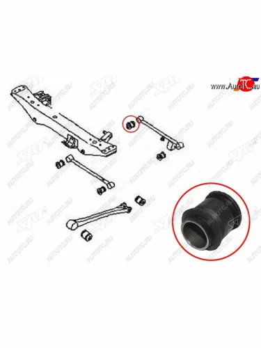 Сайлентблок Subaru Impreza 92-07  Legacy 89-98 SAT ST-20251-AA031