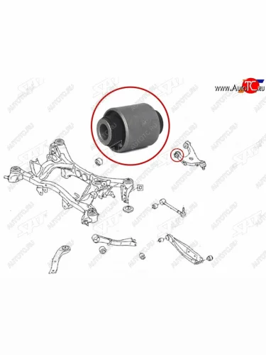 Сайлентблок Subaru Forester 07-19  Impreza 07-14  Legacy 03-15  Outback 03-15 SAT ST-20252-XA01A-BU