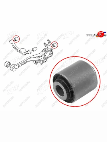 Сайлентблок Subaru Forester 07-19  Impreza 07-16  Legacy 98-15  Outback 98-15 (Зад) SAT ST-20254-AE020