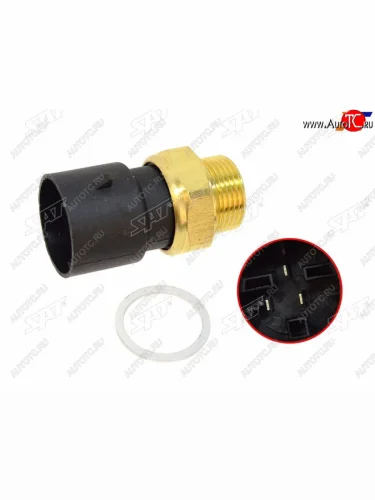 Датчик температуры ОЖ OPEL ASTRA F 91-01 CORSA AB 82-00 VECTRA AB 88-03 SAT ST-206-0046