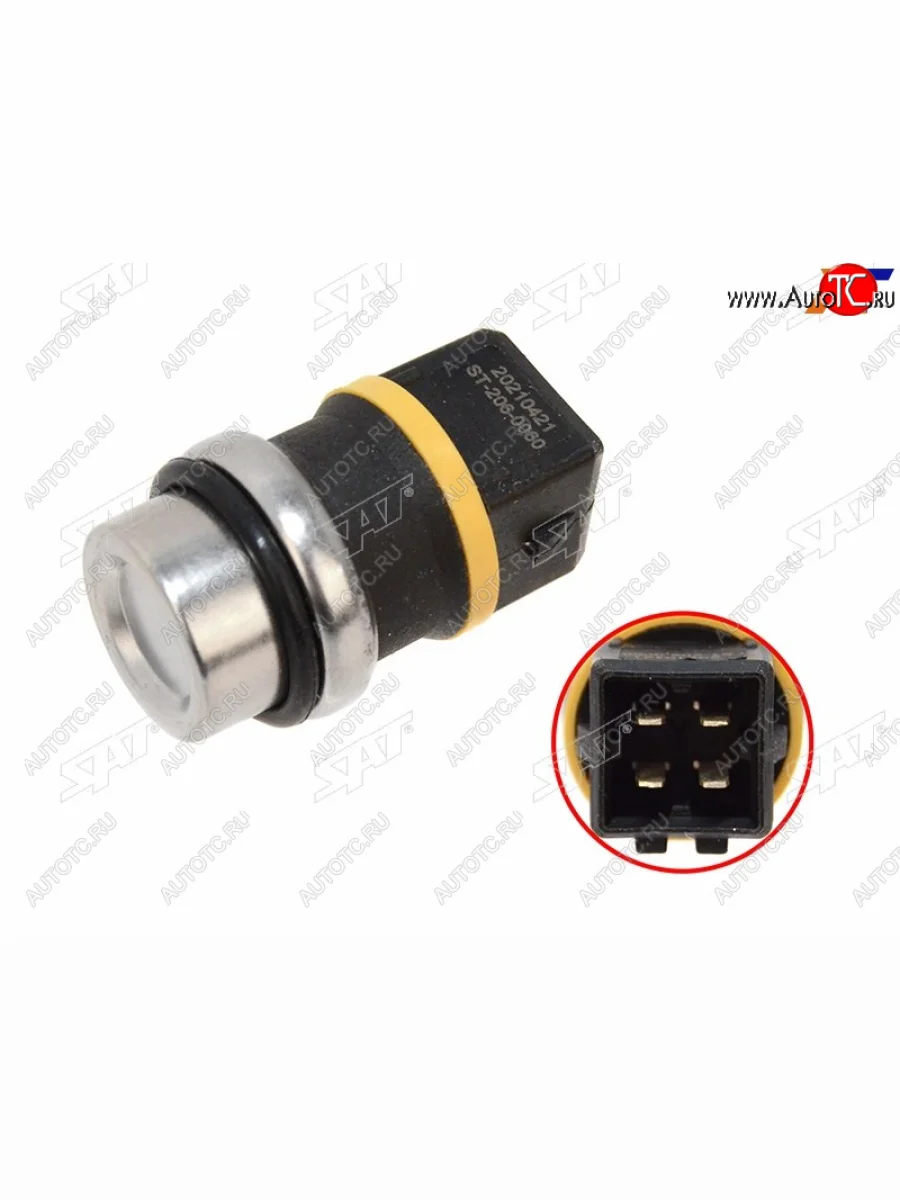 Датчик температуры ОЖ VW POLO 85-94GOLF 2,3AUDI 80 87-94 SAT ST-206-0060  в Самаре Самарской области