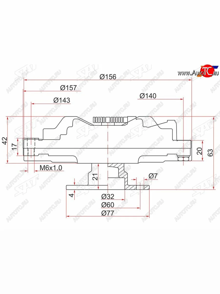 Вискомуфта NISSAN PATROL  SAFARI TD42T SAT ST-21082-51N10  в Самаре Самарской области