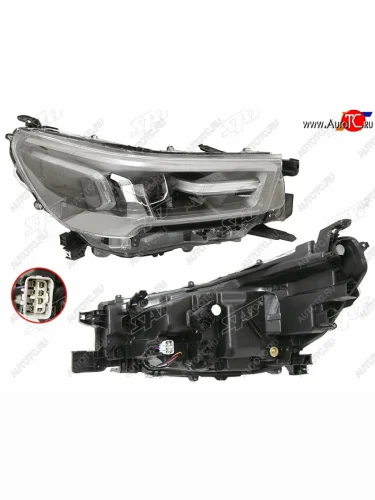 Фара Toyota Hilux Pick Up 20- (Справа LED ДХО С электрокорректором) SAT ST-212-20AMR