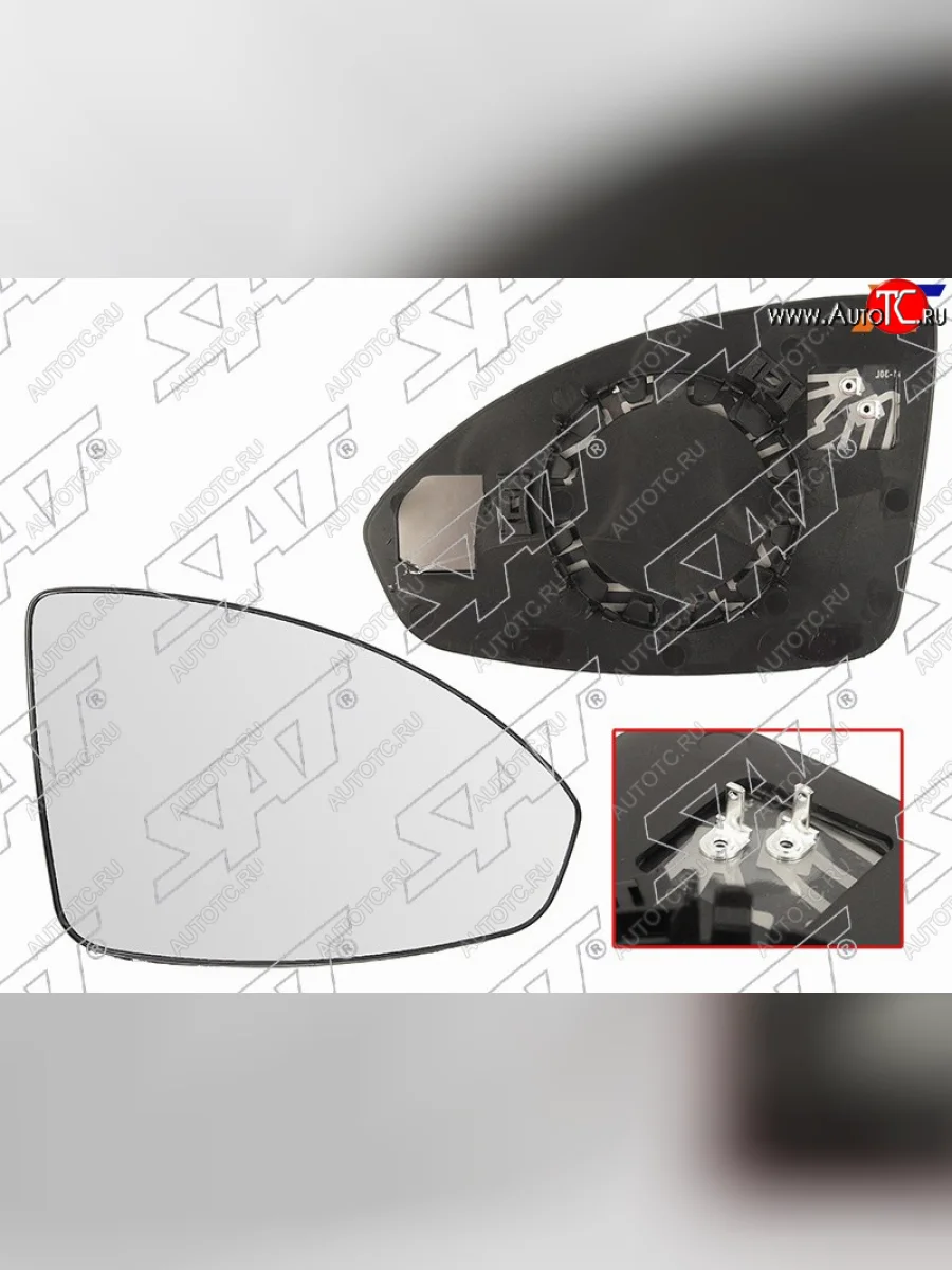 Правое полотно зеркала (обогрев асферическое) SAT Chevrolet Cruze J305 хэтчбек дорестайлинг (2009-2012)  в Керчи Республика Крым