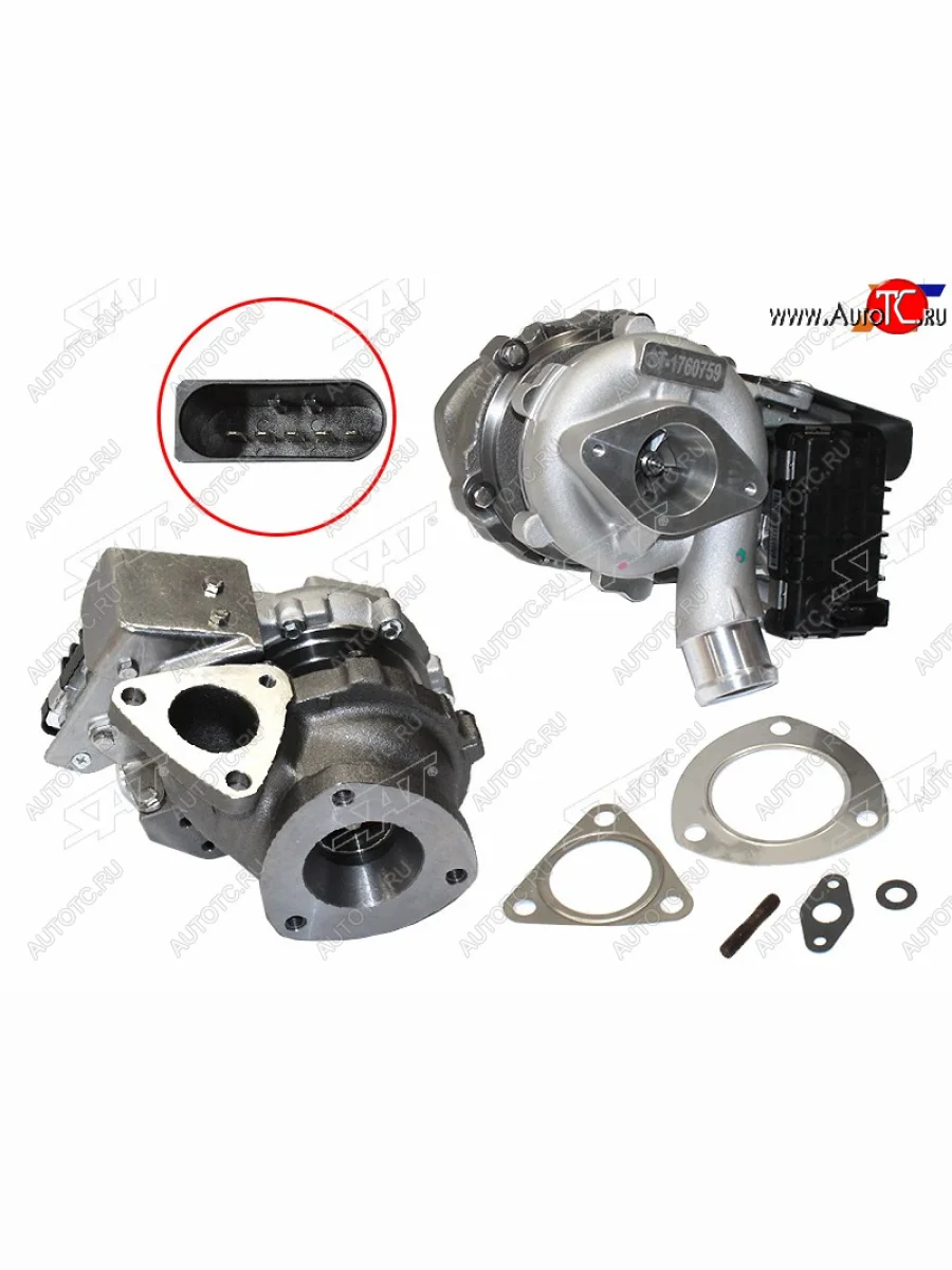 Турбина Ford Transit 06-14  Transit Custom 13-19 CVRA;CVRB;CVRC SAT ST-1760759  в Воронеже Воронежской области