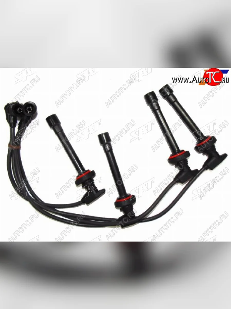 Провода высоковольтные NISSAN CUBE Z10 99-MICRAMARCH K11 CGA3DECG10DECG13DE 99-02 (кругл.резин.) SAT ST-22440-AN200  в Керчи Республика Крым