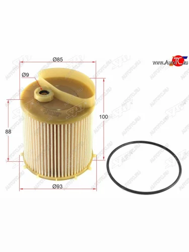 Фильтр топливный SSANG YONG ACTYON 06-KORANDO 12-REXTON 01- SAT ST-2247634000