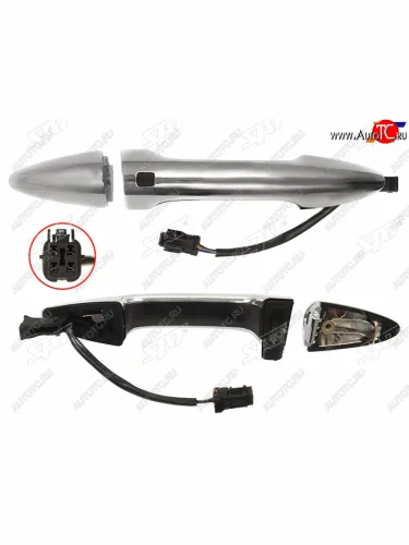 Ручка двери Kia Rio 11-17 (Спереди Справа SMART KEY) SAT ST-226-0038