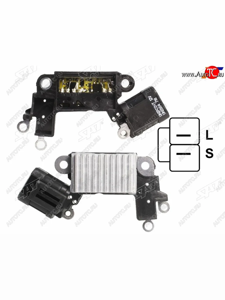 Реле-регулятор напряжения генератора NISSAN MURANO 04-08TEANA 03-13X-TRAIL 01-14(HITACHI)(из 2-ух SAT ST-23124-AU401  в Керчи Республика Крым