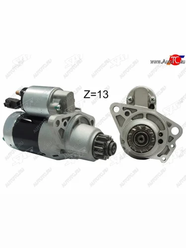 Стартер Nissan Murano 02-08  Primera 01-08  Serena 99-05  Teana 03-08 (1,4 kW Z=13 (короткое ух SAT ST-23300-8H300