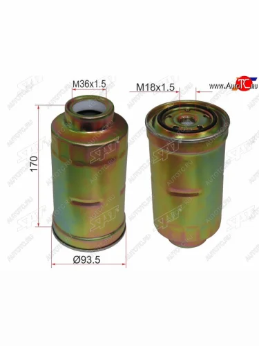 Фильтр топливный TOYOTA  COASTER 93-DYNA 88-02 LAND CRUISER 80 1HD1HZ 90-98 SAT ST-23303-56040