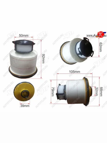 Фильтр топливный TOYOTA LC PRADOHILUX 15- 12GDFTV SAT ST-23390-0L090