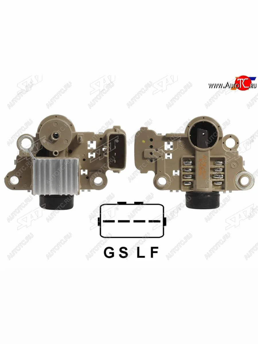 Реле-регулятор напряжения генератора HYUNDAI SONATA 98-04KIA MAGENTISSORENTO 2.02.4 00-09 G4B#G4 SAT ST-235-0009  в Керчи Республика Крым