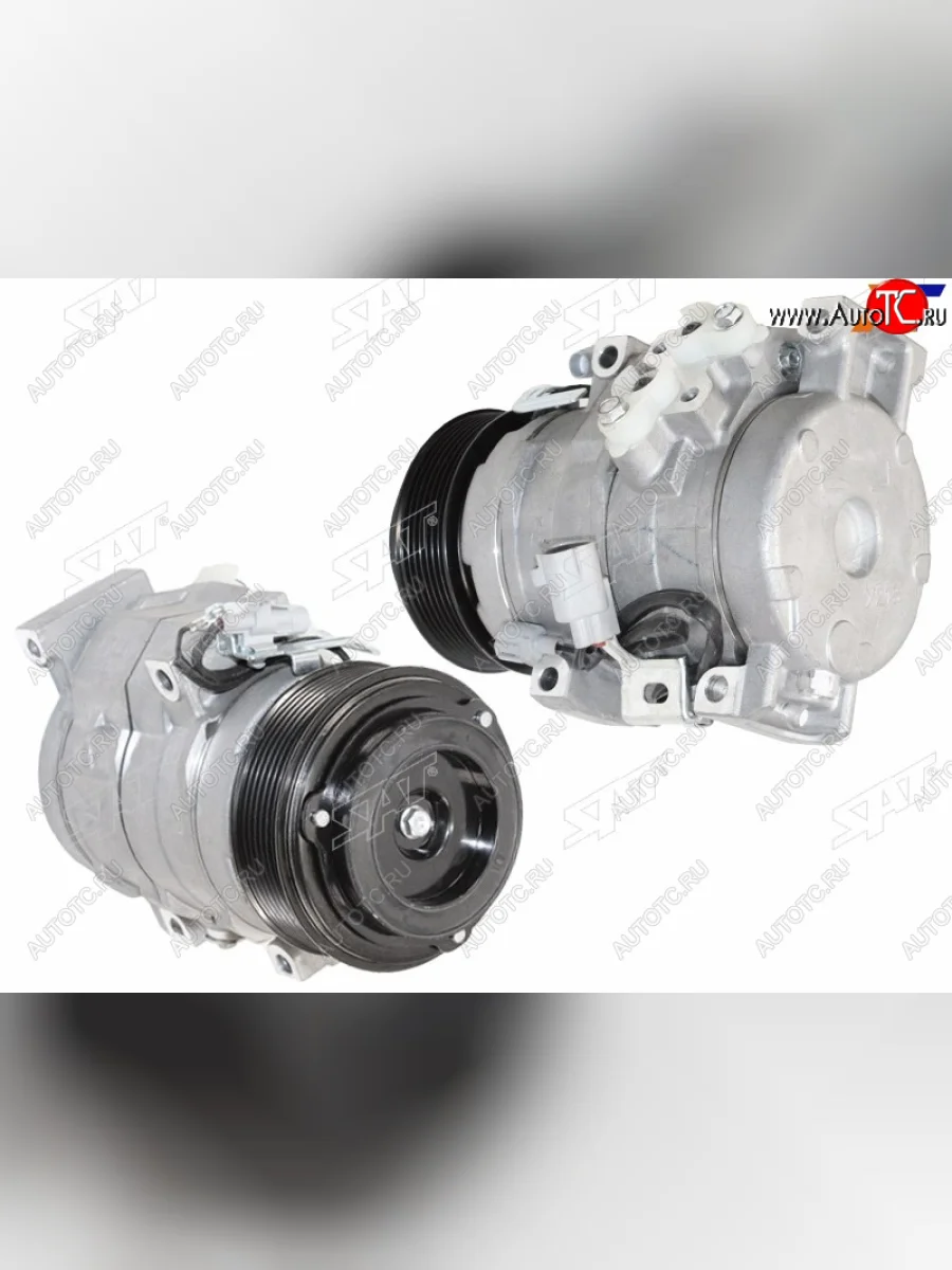 Компрессор кондиционера Toyota Land Cruiser Prado (J120) 02-09  Hilux Surf 02-09 SAT ST-245-0008  в Самаре Самарской области