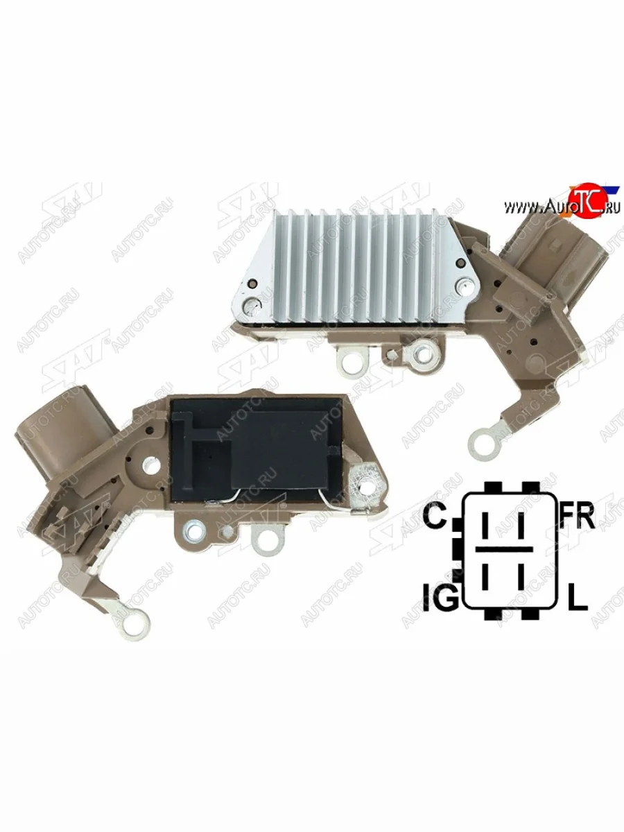 Реле-регулятор напряжения генератора TOYOTA COROLLAFIELDERRUNXALLEX ZZE12#PREMIOALLION 24#CALD SAT ST-27700-21040  в Керчи Республика Крым