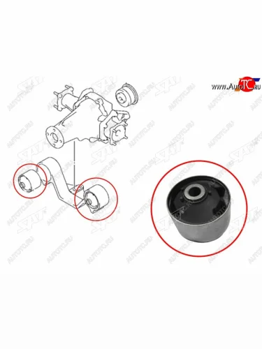 Сайлентблок Suzuki Escudo 05-08  Grand Vitara 05-16 SAT ST-27562-66J20