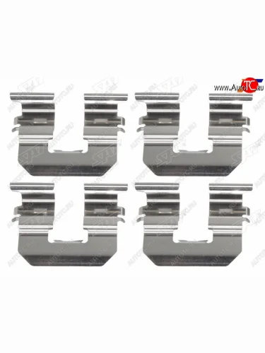 Комплект монтажный тормозных колодок RR HYUNDAI SOLARIS 10-ACCENT 11-19KIA RIO 10- SAT ST-349-0009