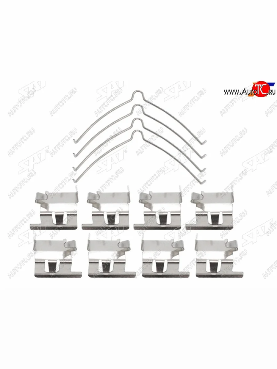 Комплект монтажный тормозных колодок FR TOYOTA AVENSIS T220COROLLA 10#11#PRIUS 1# SAT ST-349-0002  в Самаре Самарской области