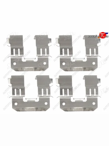 Комплект монтажный тормозных колодок RR SUBARU IMPREZA 07-14 FORESTER 07-LEGACY 03- SAT ST-349-0062