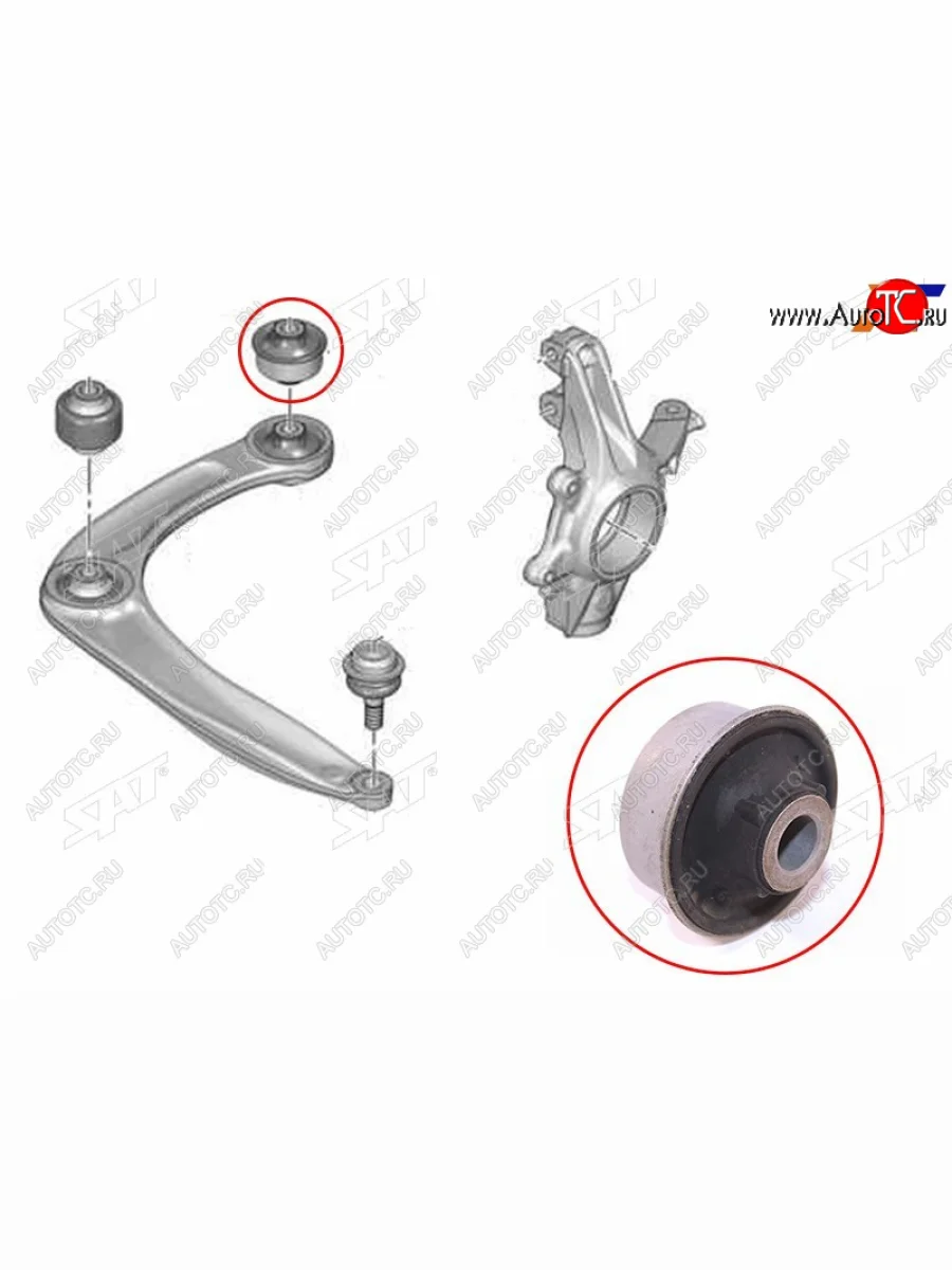 Сайлентблок Citroen Berlingo 08-22  C4 04-11  Peugeot 308 07-15  Citroen DS4 12-  DS5 12-15  Pe SAT ST-352392  в Керчи Республика Крым