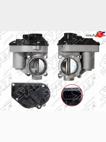 Дроссельная заслонка Ford Fiesta 02-19  Focus 04-  C-MAX 03-10 SAT ST-359-0044