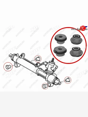 Втулка рулевой рейки Toyota RAV4 (CA20) 00-05 SAT ST-44250-42140B